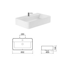 Ceramic sink 60x40, SANLIFE