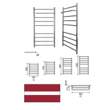 Tow.dryer VIKTORIJA+ L-1000 C-500 14585, VIKTORIJA+