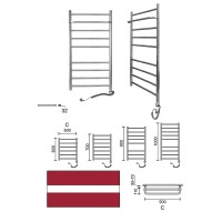 Tow.dryer VIKTORIJA+(electr.)L-600 C-500, VIKTORIJA+