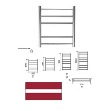 Tow.dryer VIKTORIJA L-900 C-500, 14967, VIKTORIJA