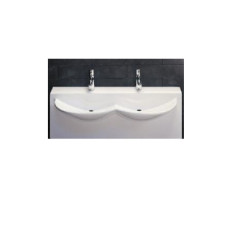 Syphon for double ceramic sink 795, WALL TWIN