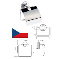 Toilet paper holder with cover Alfa, ALFA