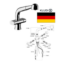 Kitchen faucet with a shower 318340514, SWINGLINE