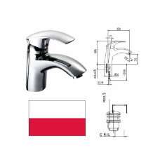 Ceramic sink faucet 402-815-00, AMETYST