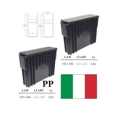 Smilšu ķērājs 100x400 A15 ner.tēr, 50 CM