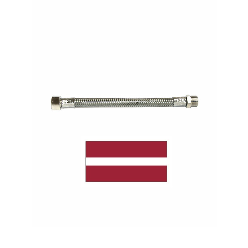 Flexible hose (stainl.steel) 708 3/8x3/8, FM 100