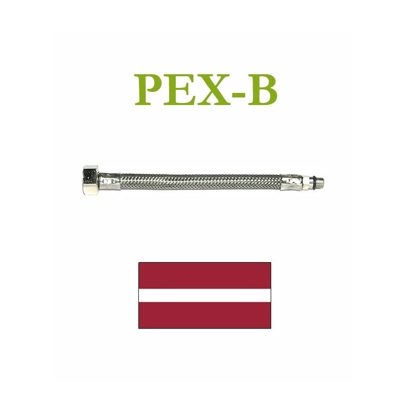 Flexible hose for faucet 3/8 724/1 SHORT, 35 CM