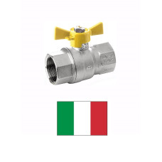 Ball valve for gas FF 7952 butter.handle, 1/2 FF