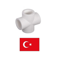 PPR kрест (серый) 926, DN25