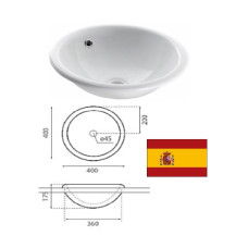 Ceramic sink 40x17.5cm 0063B, LAREDO B