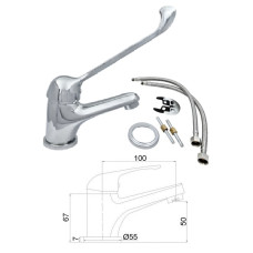 Смеситель для керам.раковины MG-6260 MED, MED