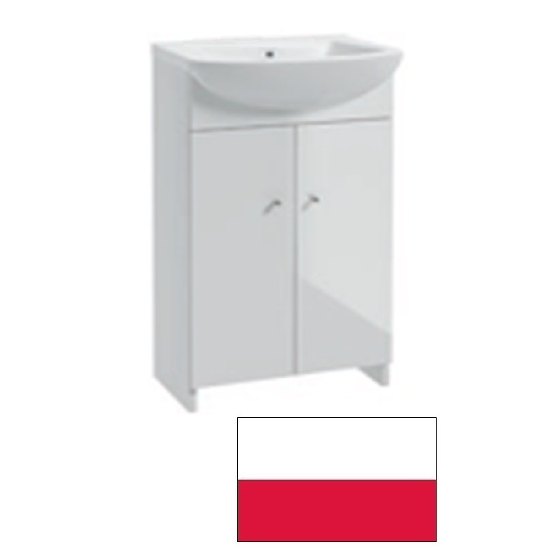 Шкафчик с раковиной 450х810х290, VENUS 50