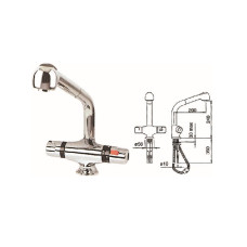 Kitch.sink faucet with a shower T.211.93, FARITHERM 