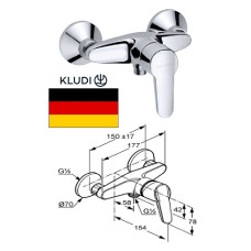 Shower faucet 378420590, D-VISE