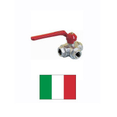 Ball valve, 3-ways, 7620, 1.1/4