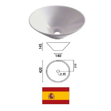 Ceramic sink 42x14.5cm 0015, CACERES