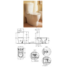 WC pot bottom 200210-000, CASSINI