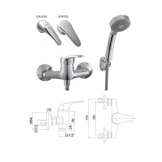 Shower faucet with set MG-6241, JUPITS