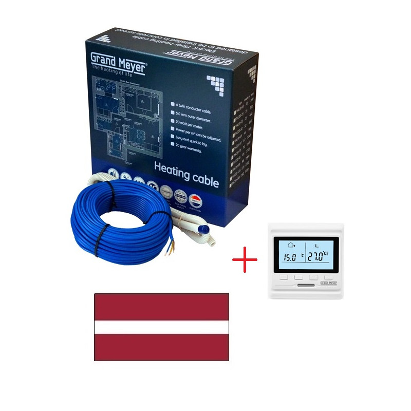 Apsildes kabelis THC20-23 / kompl., 460 W