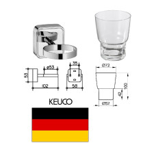 Стеклянный стакан c держат. 02350010, SMART