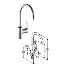 Kitchen sink faucet 428030578, BINGOSTAR