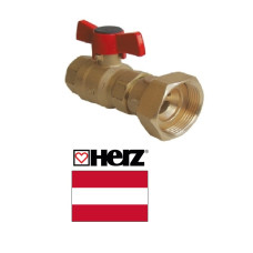 Ball valve for pupm with screw connect., HERZ