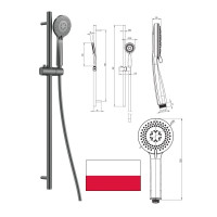 Shower rail set NQA_D51K, ARNIKA