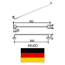 Towel bar, chrome 400mm 02301010400, SMART