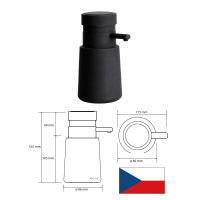 Ziepju dozators 450ml 107109240, MELNS