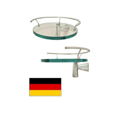 Glass shelf D180mm,311000118,chrome, KIDO