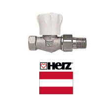 Straight radiator valve HZ1552321, 1/2