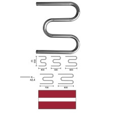 DVŽ M-veida L-500 C-550 11/4* 11546, M-VEIDA