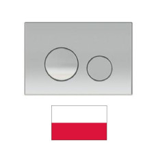 WC toilet cistern button M11 satin, M11