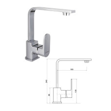 Sink faucet MG-2458, VENTA