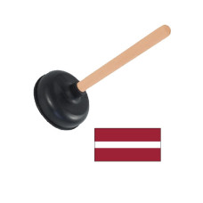 Toilet plunger D145mmx330mm, D145X330