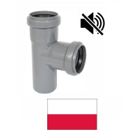 Branch DN50/50;90^ 802/dB grey, PELEKA