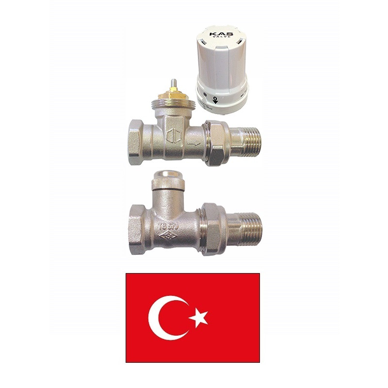 Set return valve+thermovalve+head, KAS01