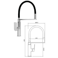 Кухонный смеситель MG-2359, SALACA