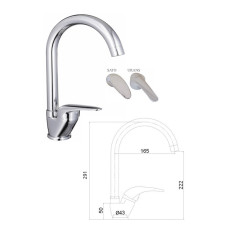 Kitchen sink faucet MG-3255, SATO