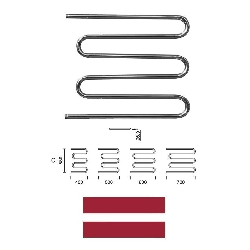 DVŽ 3 viļņu L-500 C-580 3/4* 11140, 3-VIĻŅU