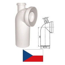 WC тройник угловой 90^ KK95000 58.110, DN100
