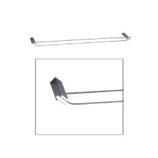 Towel bar double 60cm 84724DC, HROMS