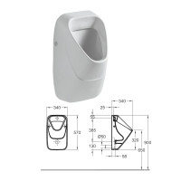 Pisuārs Alivio,iepl.no aizmug.#238100000, GEBERIT
