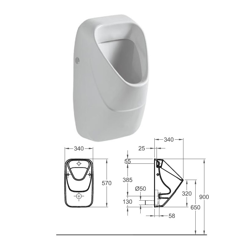 Pisuārs Alivio,iepl.no aizmug.#238100000, GEBERIT