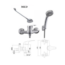 Shower faucet with set MG-6241 MED, MED