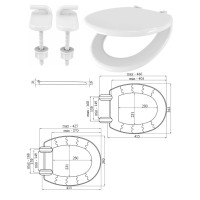 WC toilet seat Malaga 08/A PL, SK207
